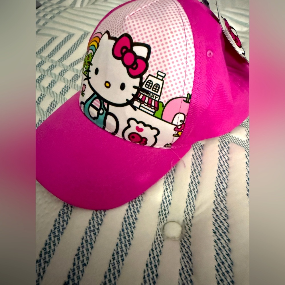 NWT Hello Kitty Pink Cap Sanrio